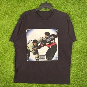 Bravest Studios Prequel Advisory Hockey Graphic Tee Black Shirt XL